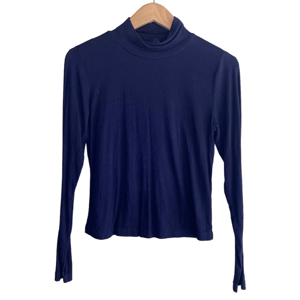 Shein Top Women’s Medium Navy Long Sleeve Turtleneck